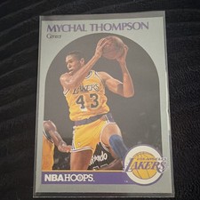 1990-91 NBA Hoops #160 Mychal Thompson Los Angeles Lakers