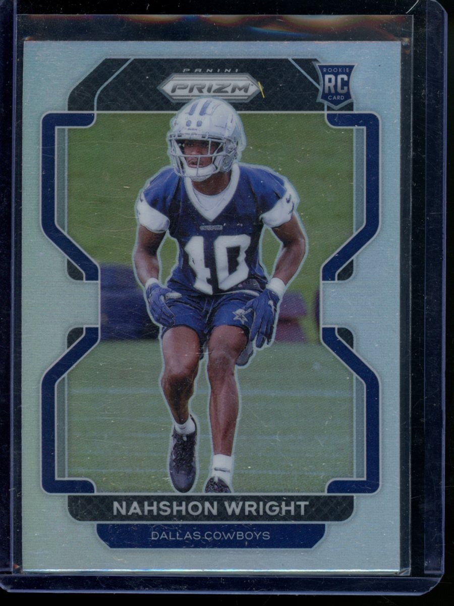 2021 Panini Prizm Nahshon Wright Silver Rookie Dallas Cowboys #438