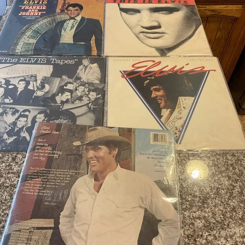 Lot Of 5 Elvis Records