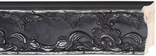 Picture Frame Moulding Wood 18Ft Bundle - Traditional Pewter Finish - 3.25" Wi