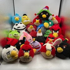 Angry Birds Plush Lot of 24 Red Bomb Chuck Stella Matilda Pig Terence Rio Blu