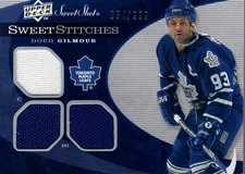 2007-08 Sweet Shot Sweet Stitches Triples #SSTDG Doug Gilmour Jersey /299 -HKY