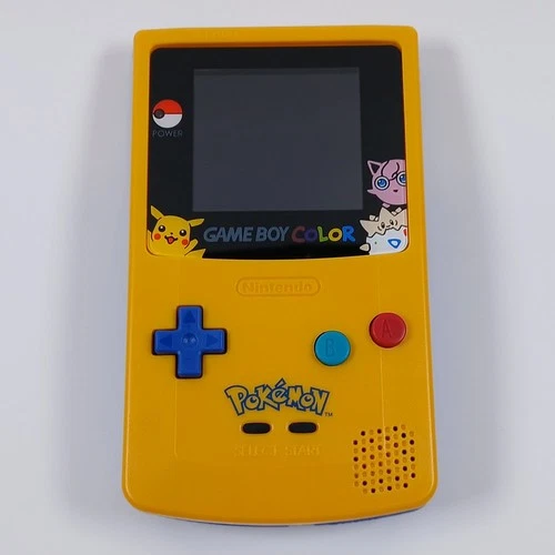 Nintendo Game Boy Color Console Pokemon - New Shell New Lens New Buttons - MINT!
