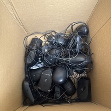 Lot of 19 USB Wired Optical Mice DELL Logitech BOX 99