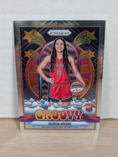 2025 Panini Prizm WNBA Georgia Amoore RC Rookie Groovy SP Washington Mystics