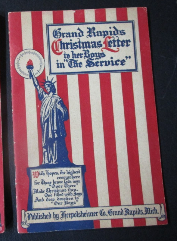 Vintage Grand Rapids Christmas Letter to her Boys in the Service