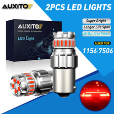 1156 7506 P21W Red LED Brake Stop Tail Light Bulb Error Free For BMW Audi Lexus