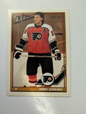 1991-92 O-Pee-Chee #291 Terry Carkner Philadelphia Flyers