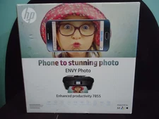New HP Envy Photo 7855 Wireless Photo Printer, Sealed-in-Box!  Free Shipping!