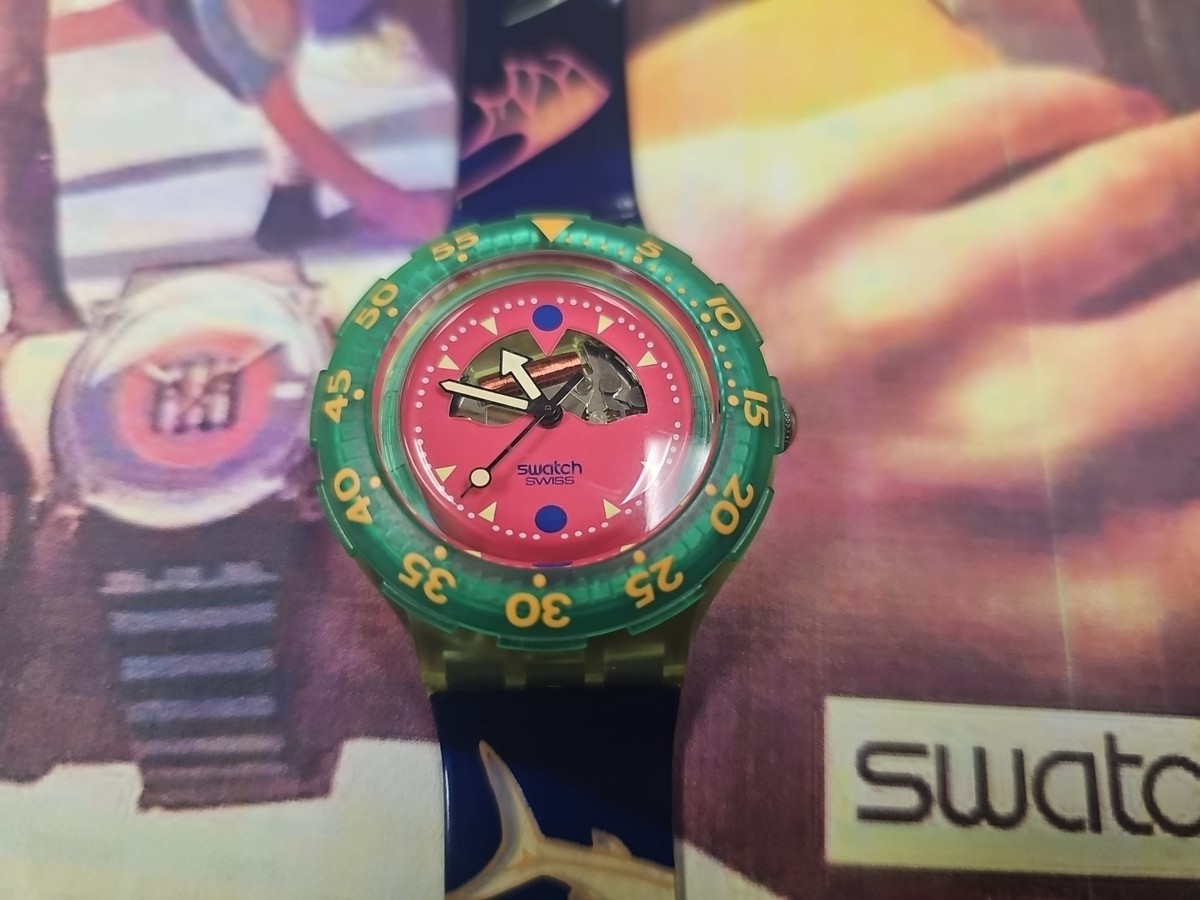 Swatch Watch - SDN101 - HAPPY FISH Swatch Scuba 200 HAPPY FISH SDN101 (1991) main image 2