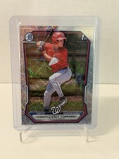 2026 Bowman Coy James 1st Chrome Lazer Refractor #BCP-33 Washington Nationals