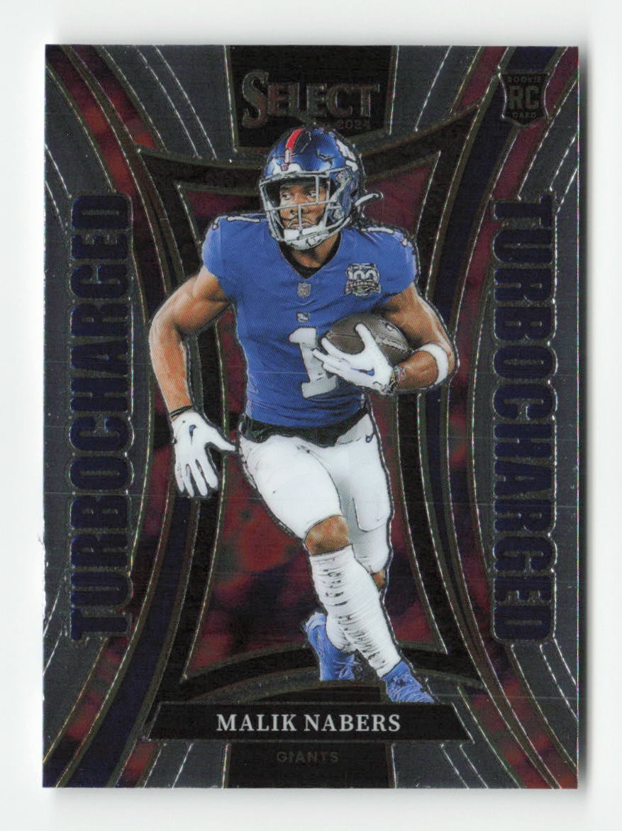 2024 Panini Select Turbocharged Malik Nabers New York Giants #15
