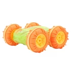 (Double Battery)RC Stunt Car Double Sided Waterproof Rechargeable 2.4Ghz Re LK