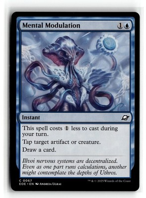 MAGIC TG: Edge of Eternities #67 Mental Modulation- Common.M2A