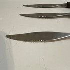 Fleetwood Set of 3 Steak Knives Wooden Handles Serrated 5 in Blades — photo 4