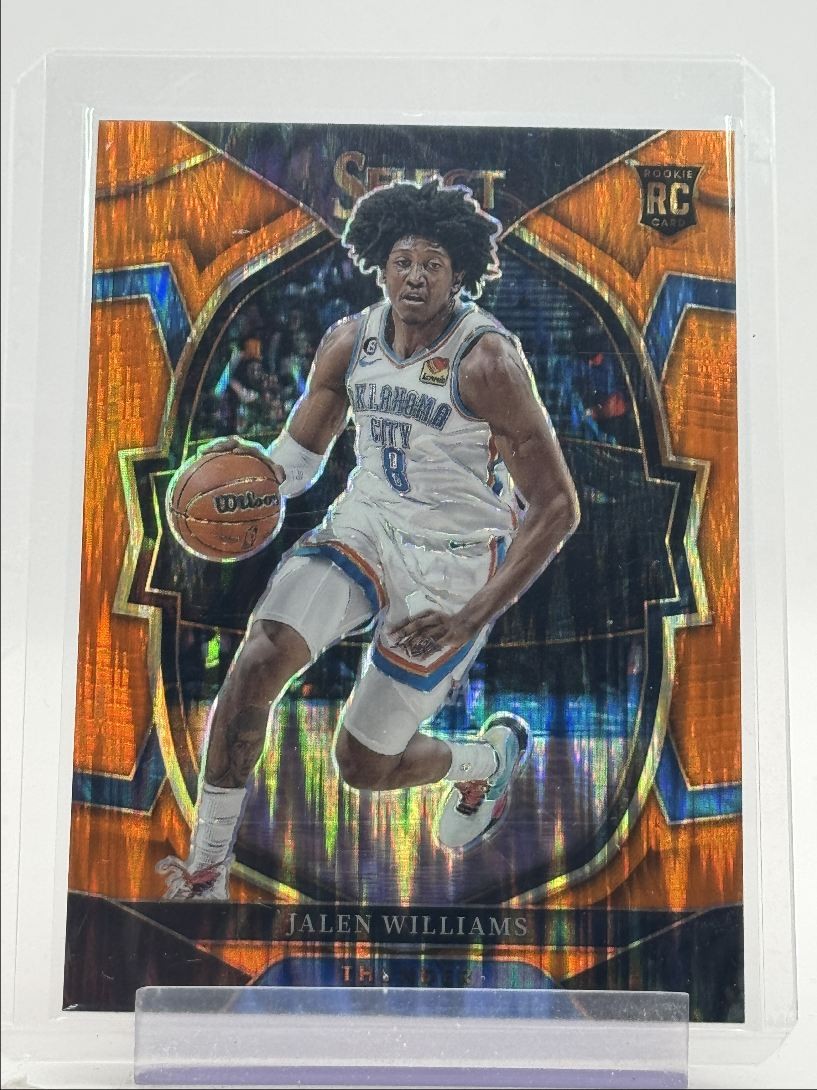 JALEN WILLIAMS 2022-23 SELECT CONCOURSE ROOKIE ORANGE FLASH RC Q6284