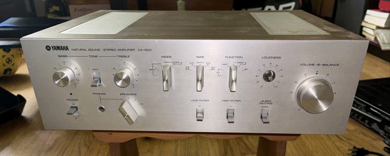 Yamaha CA-600 Vintage Integrated Stereo Amplifier Working Confirmed