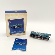 Vntg Hallmark Lionel Train Blue Comet 400E Steam Locomotive Ornament Metal 2002