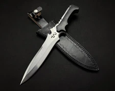 Jack Krauser Knife - D2 Tool Steel With Leather Sheath - Resident Evil 4 Knife