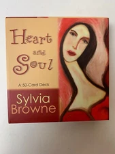 Heart & Soul Oracle Cards (Sylvia Browne) 50 Card Deck Psychic Tarot Medium