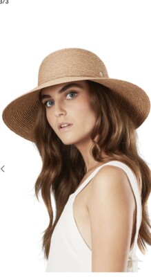 HELEN KAMINSKI 4” HAT WIDE BRIM DELPHINA RAFFIA | eBay