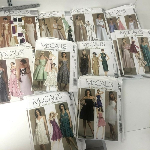 New Uncut McCalls Evening Elegance Patterns - Picture 2 of 40