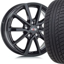 17" ABE Winterradsatz Platin P95 Schwarz 215/65 Winterreifen Hyundai Tucson NX4e