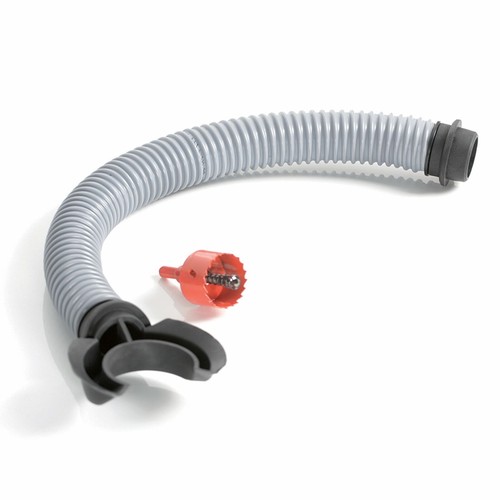 Kit Raccordement Pour Récupérateur D'eau De Pluie - Tuyau 50cm, Connecteurs, Colliers - Ouverture étanche
