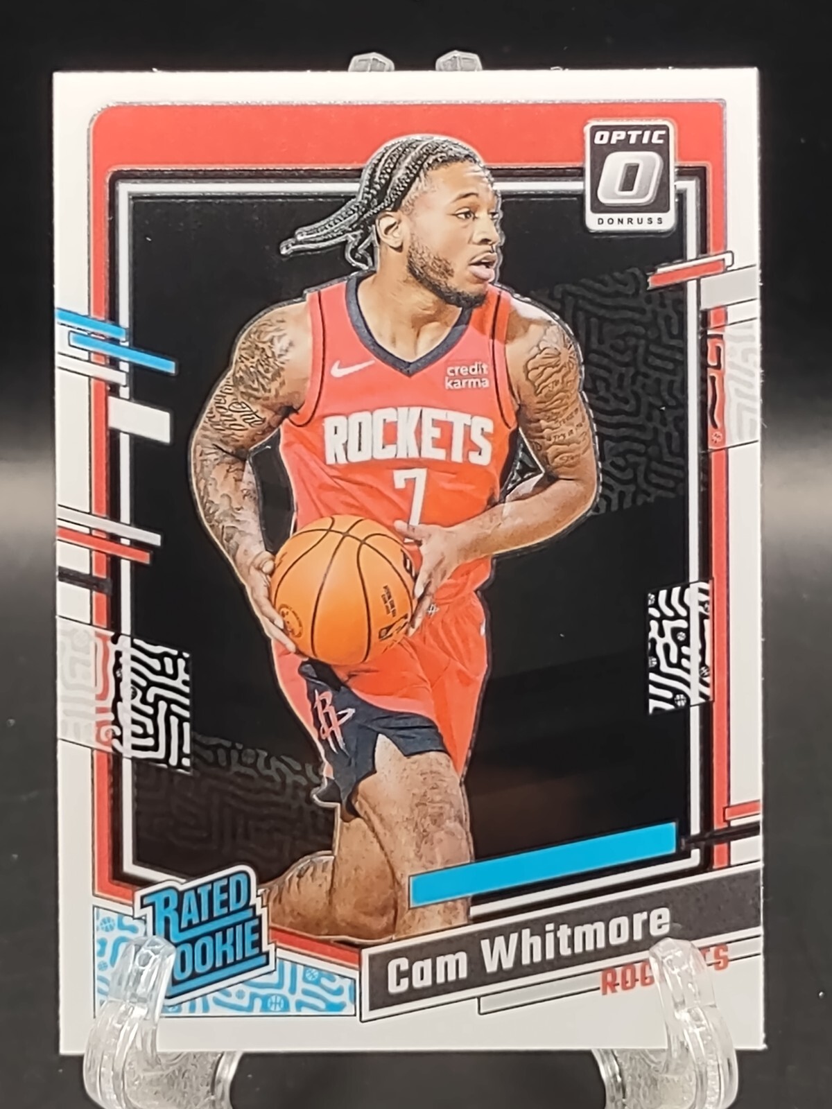 2023-24 Panini Donruss Optic Cam Whitmore RC #217 Rated Rookie Rockets