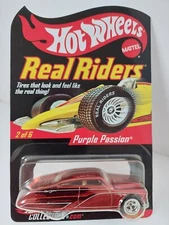 Hot Wheels Real Riders Purple Passion Spectraflame Red Series 4