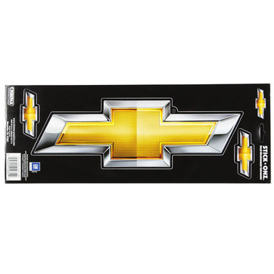 Original GM Chevy Chevrolet Bowtie Logo US Car Aufkleber Decal Sticker Groß NEU