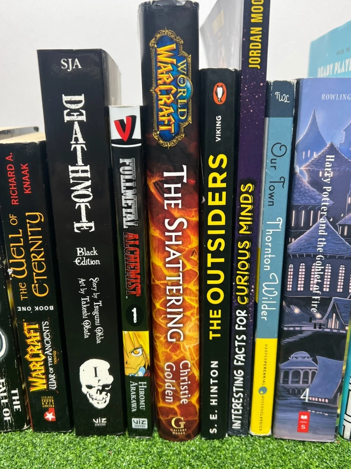 Lot Of 11 Value Variety Bundle Books Warcraft Death note Manga Others See Photo - Image 3 of 4