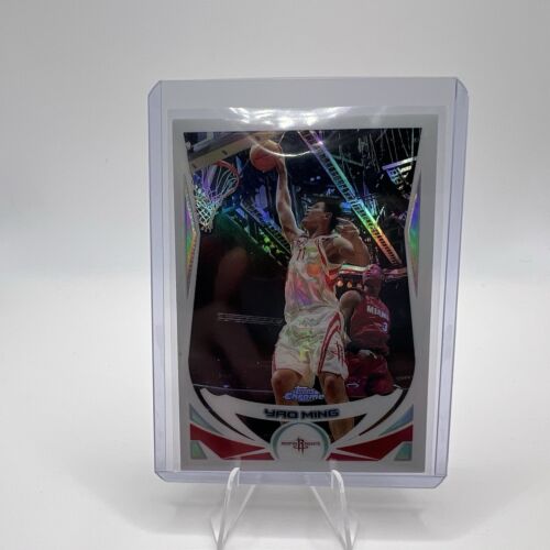 2004-05 Topps Chrome Yao Ming Refractor #11 Houston Rockets Damaged