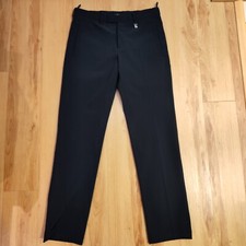 $1200 Prada tailored slim-fit trousers Men's Eu 46 US 30 Black