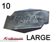 10 X LARGE FASTLINK FENCE FENCING WIRE JOINERS -WORKS WITH GRIPPLE® TENSIONING