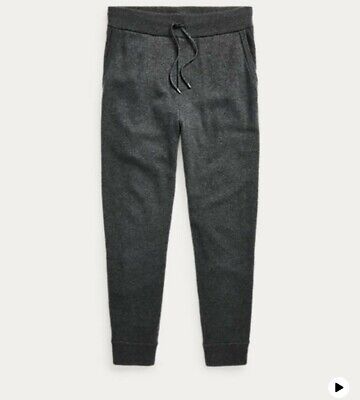 RALPH LAUREN Purple Label Grey Knit Wool Cashmere Jogger RALPH LAUREN Purple Label Grey Knit Wool Cashmere Jogger