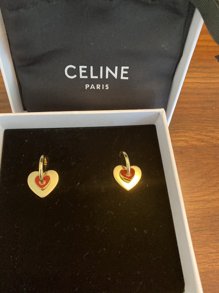 ★送関込み★ CELINE Coeur Celine Heart Earrings s-l1200.jpg