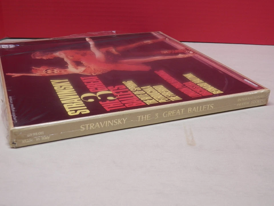 12" 3xLP Box Set Stravinsky The 3 Great Ballets 1974 Philips Import 6998 011 - Image 3 of 4