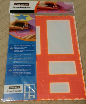 Fiskars Rectangle Shape Template Stencil Patten Scrapbook Paper Craft New 