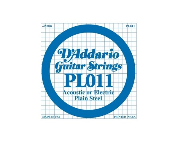 D'ADDARIO PL011 CORDA SINGOLA PER CHITARRA ACUSTICA/ELETTRICA