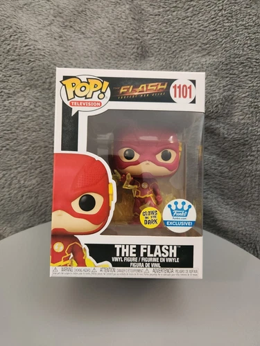 NIB Funko Pop Television Glow in the Dark The Flash #1101 - Funko Shop Exclusive
