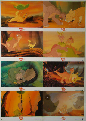 Im einem Land vor unserer Zeti DON BLUTH  Kino Aushangfotos LOBBY CARDS 8x A4 