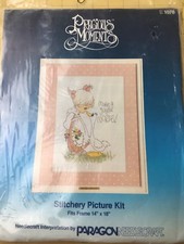 Precious Moments Stichery Picture Kit Kt 1076 New Old Stock