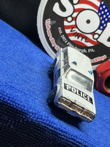 Playart Mercury Police Wagon DieCast Car EX Condition Hong Kong White Diecast - Picture 3 of 7