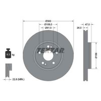 Textar 2X Bremsscheibe 92119003
