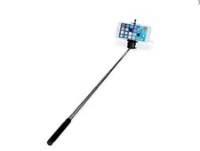 NEW Selfie Stick - Black Fits iPhones 4/4S/5/5C/6, Android and Galaxy S5 NEW