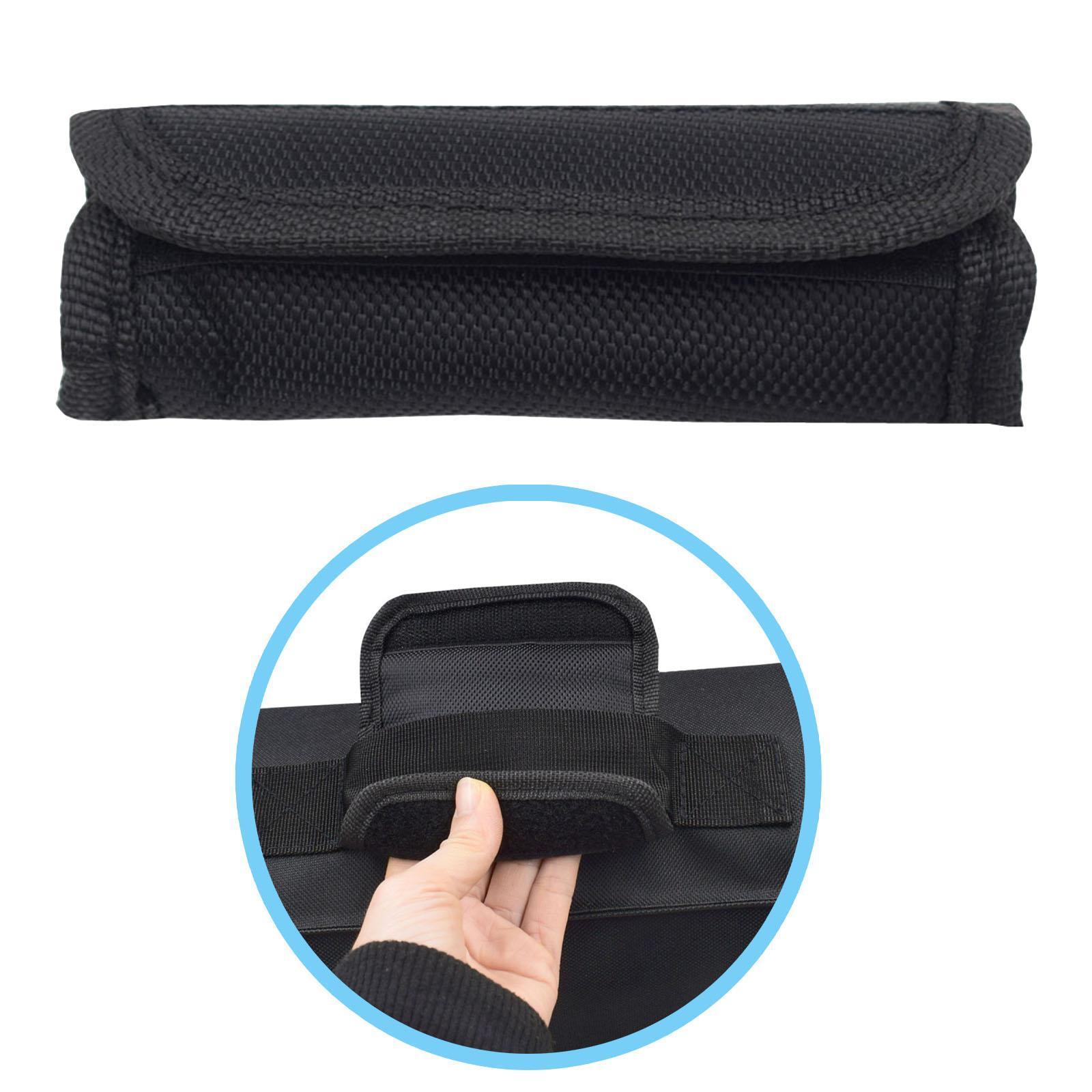Black Multifunctional Luggage Handle Grip Cover for Travel Essentials