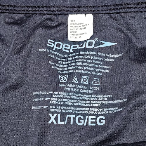 Speedo Men's Sz XL Hydro Tech Volley Swim Shorts Comfort Lined UPF 50+ Tropical - Picture 5 of 8