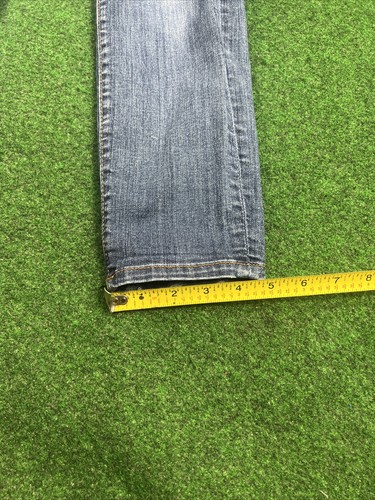 Ann Taylor Loft Relaxed Skinny Crop Denim Blue Jeans Womens Size 27 / 4 29x27 - Picture 8 of 13