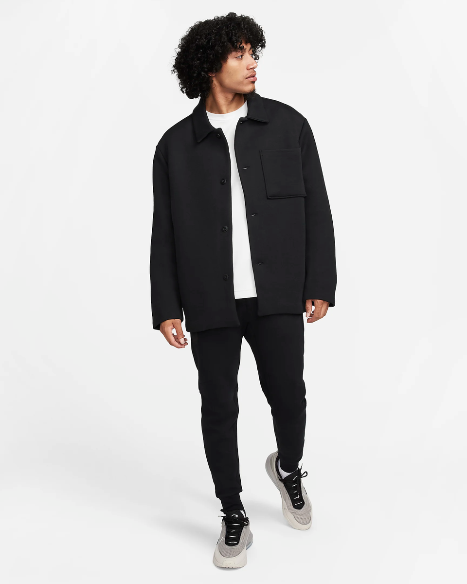 Nike Sportswear Tech Fleece Oversized Jacket Shacket FB8167-010